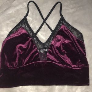 Velvet Laced Tank